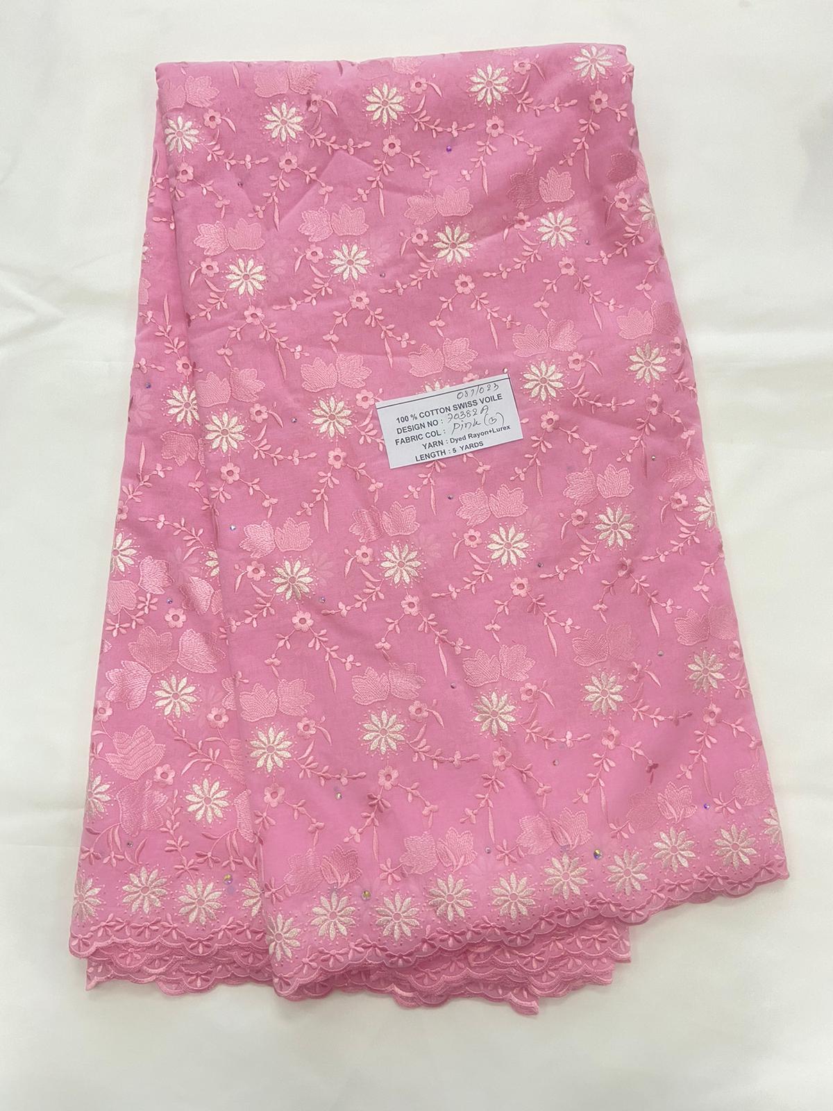 Swiss Lace Cotton Voile (Best Seller).