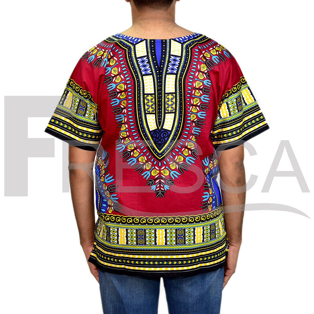 Large Size Dashiki Shirt | FREE with purchase of FABRICS