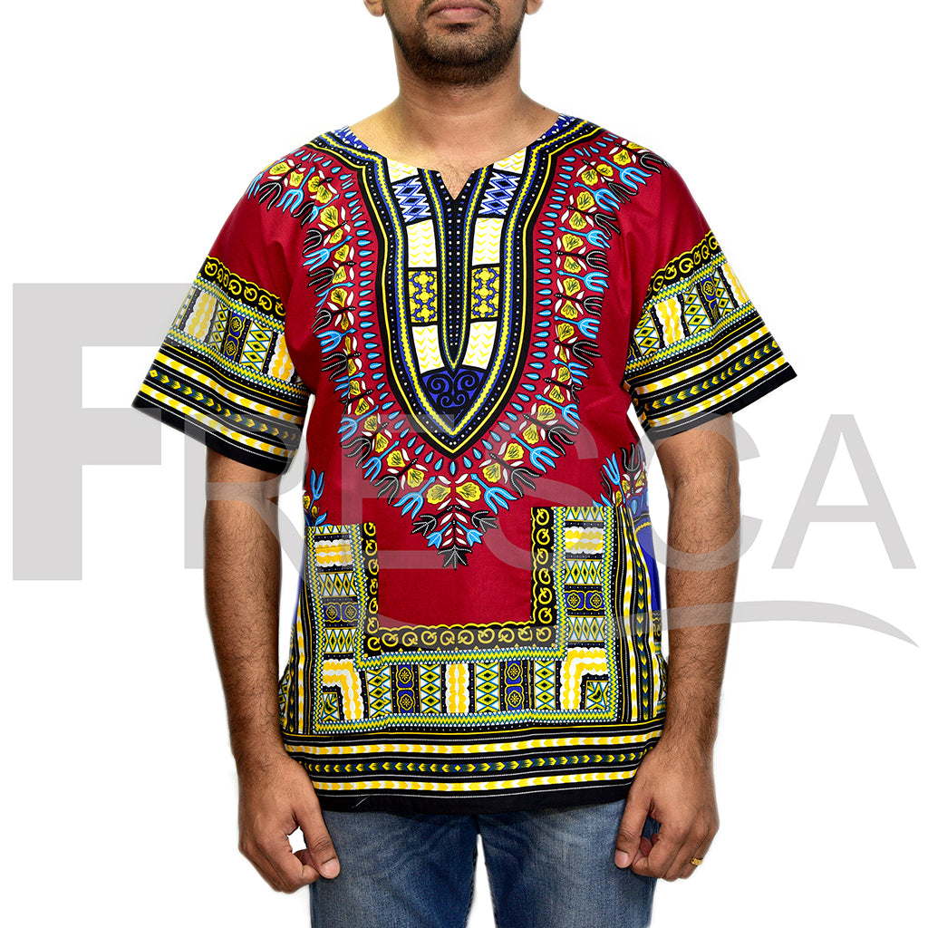 Large Size Dashiki Shirt | FREE with purchase of FABRICS